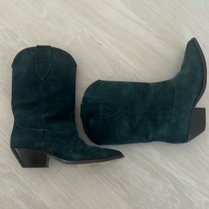Isabel Marant Duerto boot in dark green